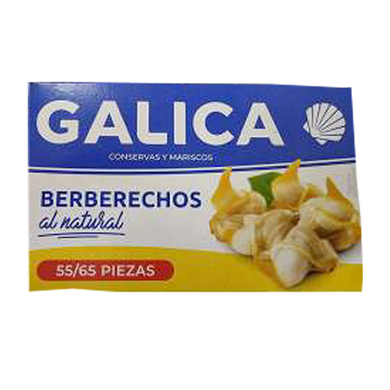 BERBERECHOS AL NATURAL 55/65 LATA OL-120